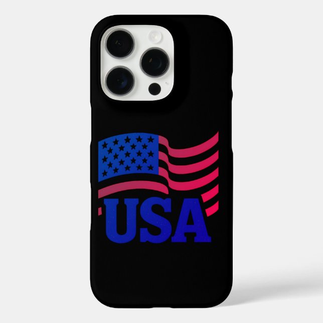 United States Unity Wave Case-Mate iPhone Case (Back)