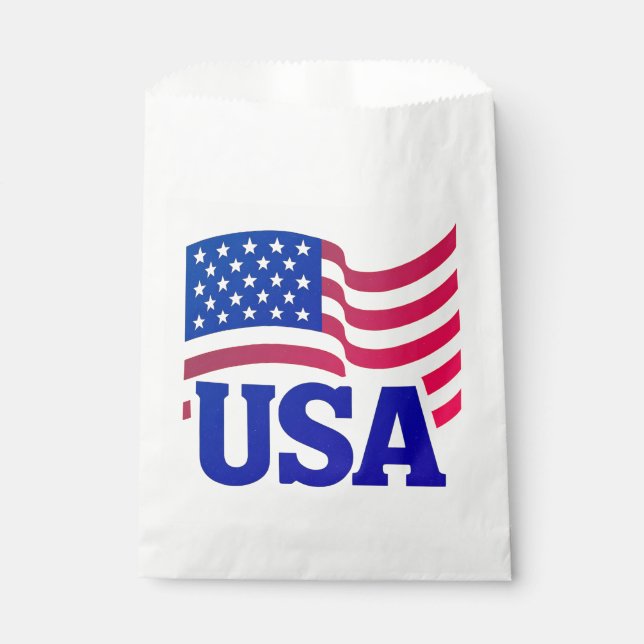 United States Unity Wave Favour Bag (Front)