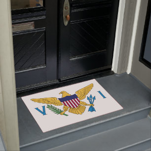 United States Virgin Islands Flag Doormat