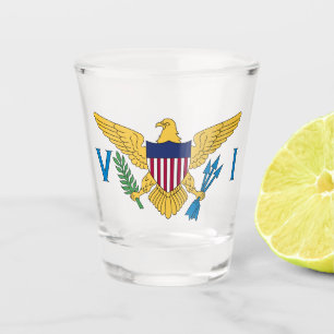 United States Virgin Islands Flag Shot Glass