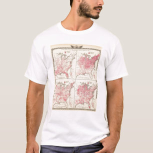 United States vitality maps T-Shirt