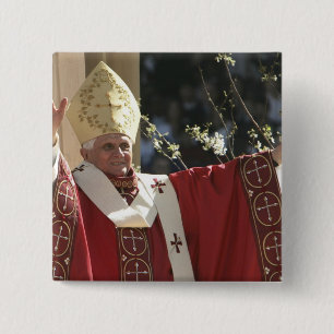 United States, Washington, D.C. Pope Benedict 2 Inch Square Button