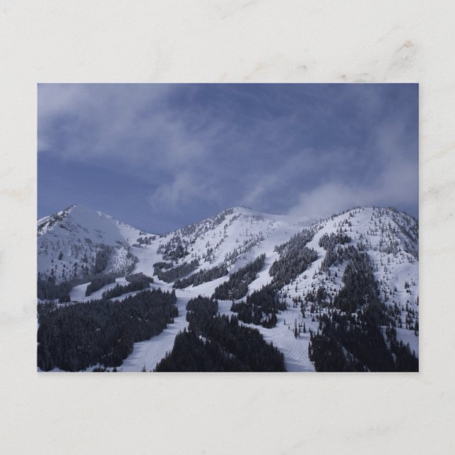 United States, Washington, ski trails at Postcard (Front)
