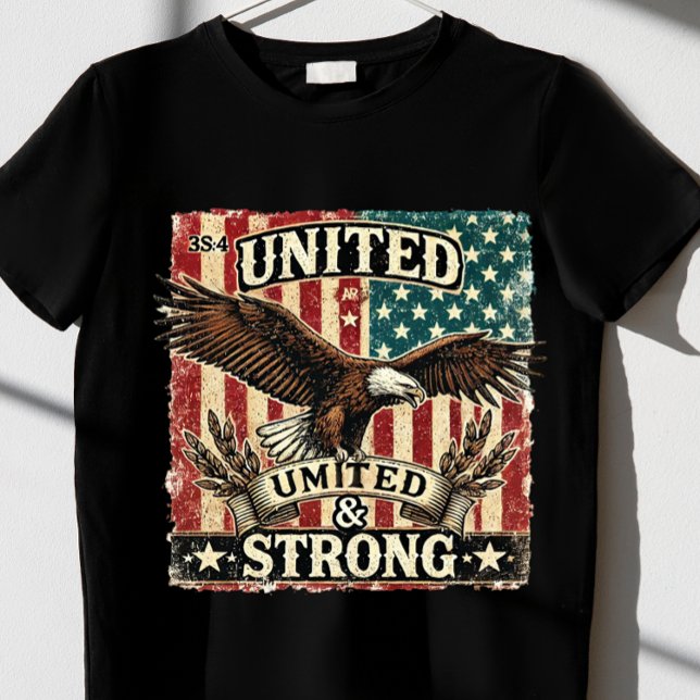  "United & Strong." us T-Shirt (Creator Uploaded)