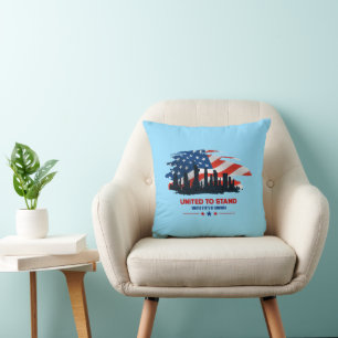 United to Stand Throw Pillow 16"