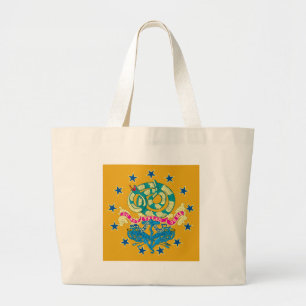 United Train of Artillery of Providence Flag Large Tote Bag