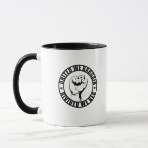 United We Bargain, Divided We Beg Union Strong Lab Mug