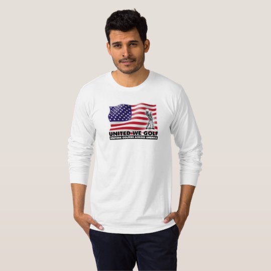 UNITED WE GOLF™ Patriotic Long Sleeve Tee Shirt