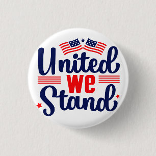 United We Stand 1 Inch Round Button