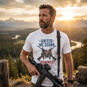 United We Stand, Disarmed We Fall Tri-Blend Shirt