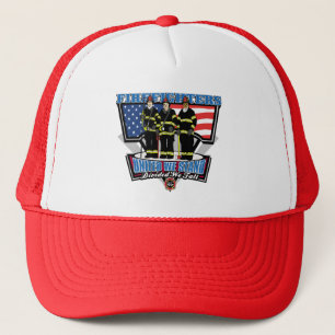 United We Stand Firefighters Trucker Hat