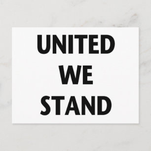 United We Stand Postcard