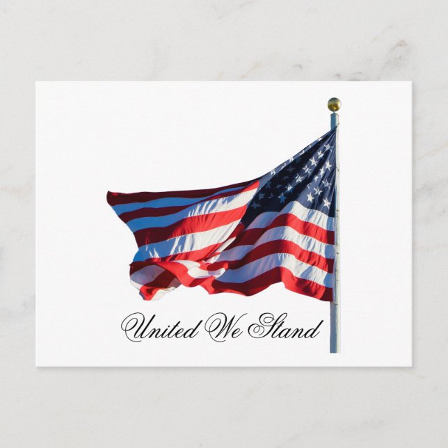UNITED WE STAND POSTCARD (Front)