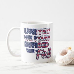 United We Stress Typography Coffee Mug