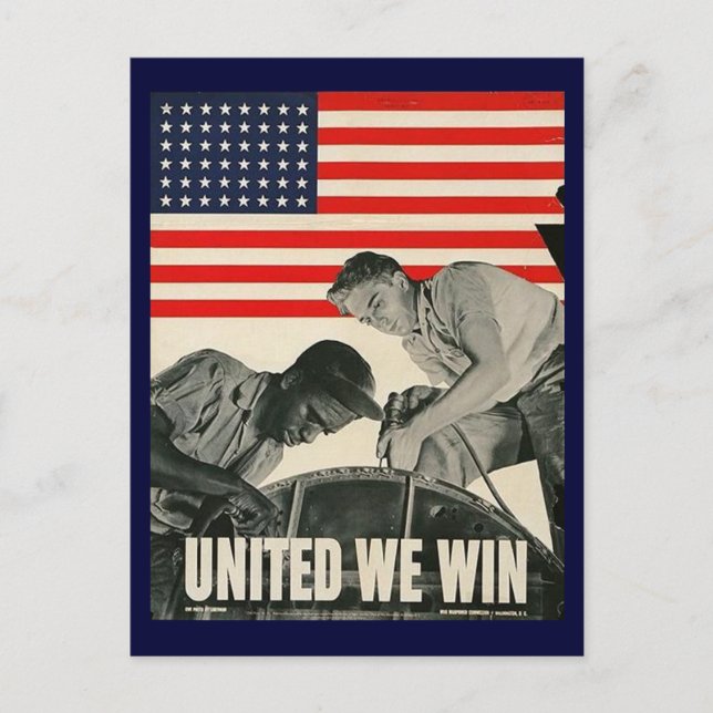 United We Win Postcard (Front)