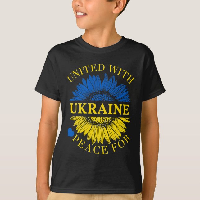 United With Ukraine Shirt  (Front)