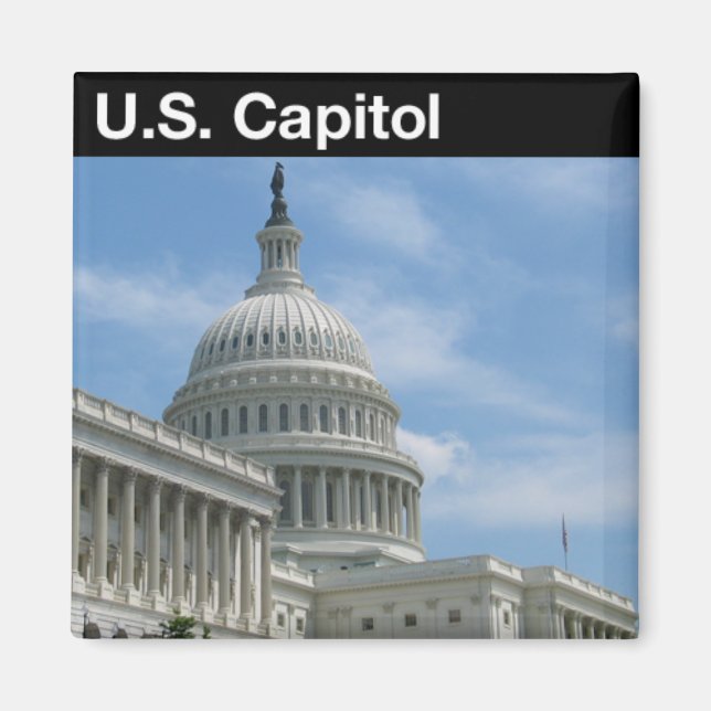 Unites States Capitol Magnet (Front)
