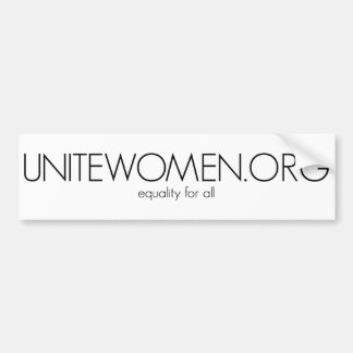UniteWomen.org bumper sticker