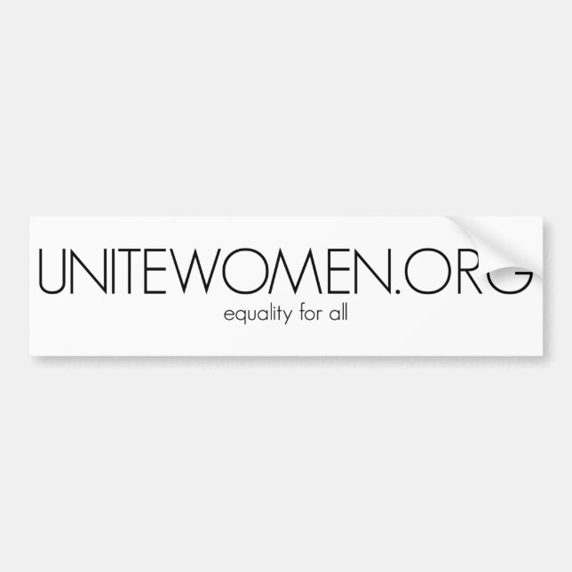 UniteWomen.org bumper sticker (Front)