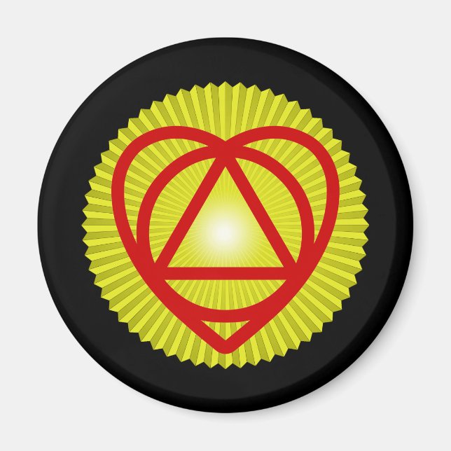 unitheist logo sunburst magnet (Front)