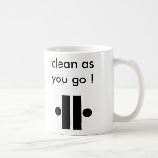 Unity2, Unity5, clean as you go !, wash cup aft...