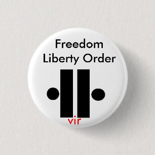 Unity5, Freedom Liberty Order, vir 1 Inch Round Button