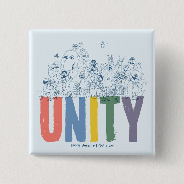 UNITY 2 INCH SQUARE BUTTON (Front)