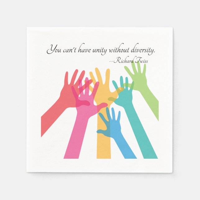 Unity and Diversity Napkin (Front)