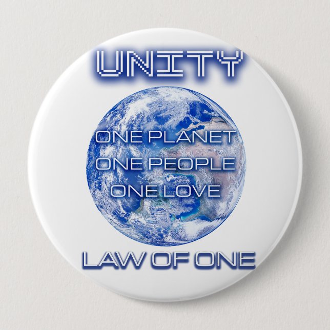 Unity Badge 4 Inch Round Button (Front)