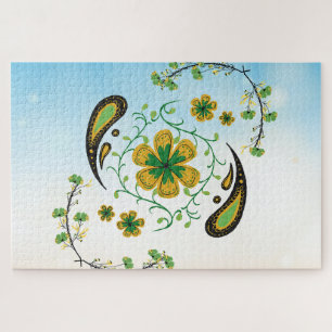 Unity Blossom – Peaceful Taiji Flowers Jigsaw Puzzle
