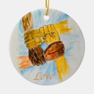 Unity Ceramic Circle Ornament