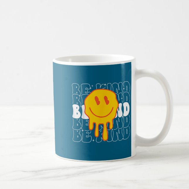 Unity Day Be Kind Kindness Smile Face Orange Groov Coffee Mug (Right)