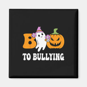 Unity Day Boo To Bullying Awareness Ghost Pumpkin Magnet