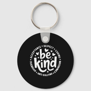 Unity Day No Bullying Orange Anti Bullying Teacher Keychain