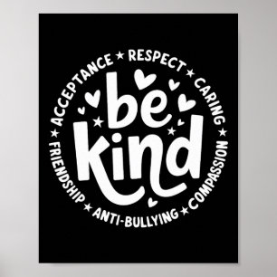 Unity Day No Bullying Orange Anti Bullying Teacher Poster