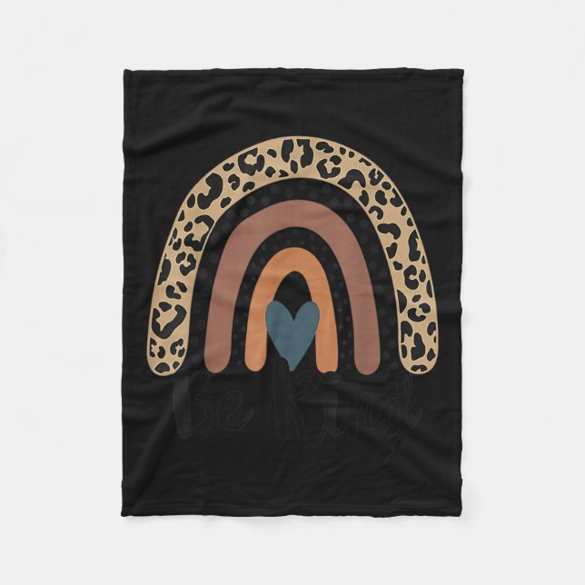 Unity Day Orange Anti Bullying Be Kind  Fleece Blanket (Front)