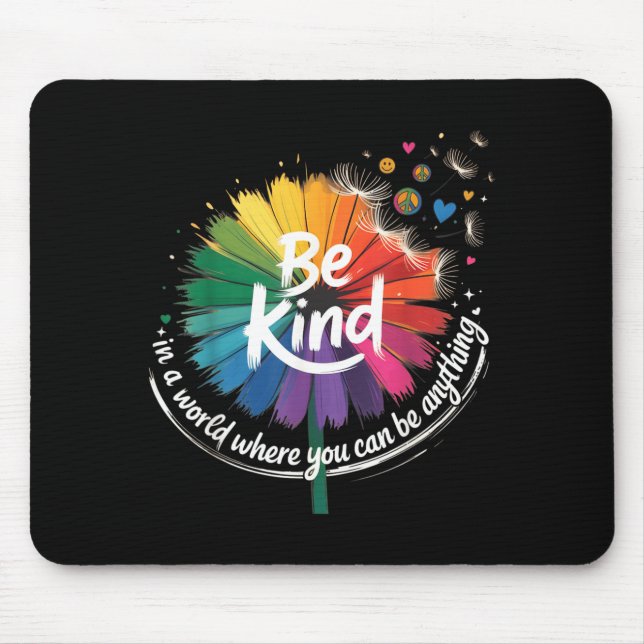 Unity Day Orange Anti Bullying Be Kind Kindness Mouse Pad (Front)