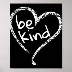 Unity Day Orange Heart Be Kind Anti Bullying Boys  Poster
