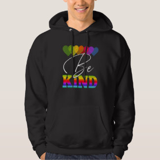 Unity Day Orange Heart Rainbow Be Kind Anti Bull Hoodie