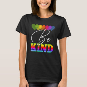 Unity Day Orange   Heart Rainbow Be Kind Anti Bull T-Shirt