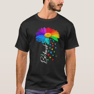 Unity Day Orange  Heart Sunflower Be Kind Anti Bul T-Shirt