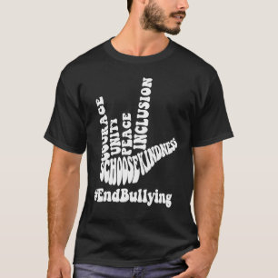 Unity Day Orange Kids 2022 Anti Bullying Love Sign T-Shirt