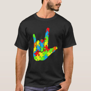 Unity Day Orange Kids Anti Bullying ASL Love Sign  T-Shirt