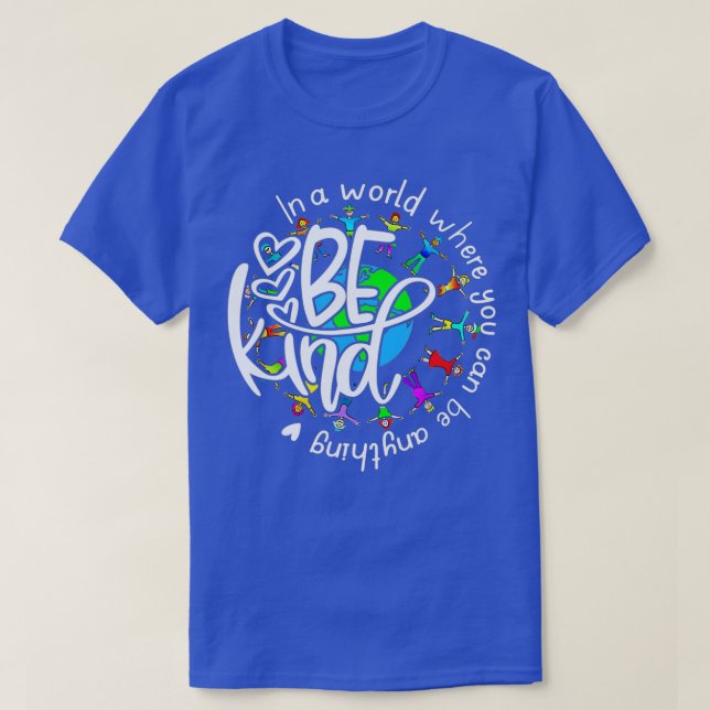Unity Day  Orange Kids Be Kind  Women Be Kind ASL  T-Shirt (Design Front)