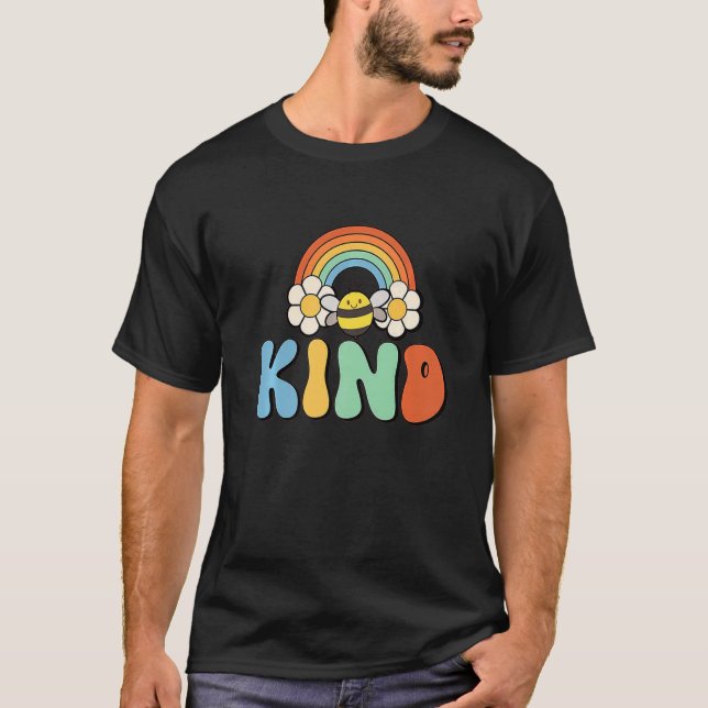 Unity Day Orange Kids Bee Kind Anti Bullying Retro T-Shirt (Front)