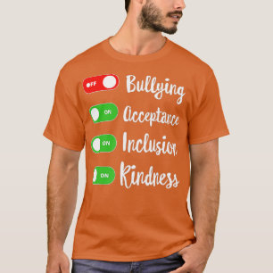 UNITY DAY ORANGE  No Bully Be Kind Orange Teachers T-Shirt