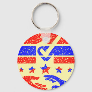 Unity in Action - A Beacon of Partnership Keychain