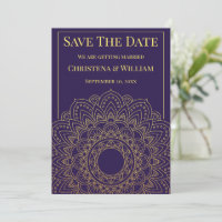 Unity in Bloom Purple Save The Date Announcement