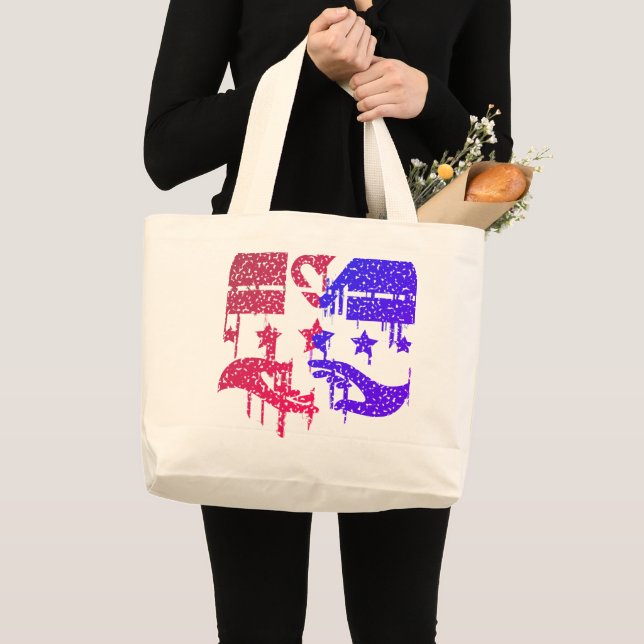 Unity in Diversity - A Collaborative Vision Large Tote Bag (Front (Product))
