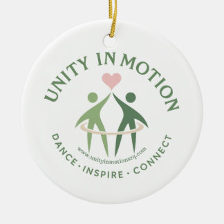 Unity in Motion Ceramic Ornament